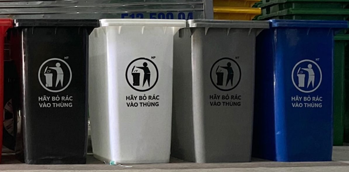 Thùng Rác 120 Lít Nhựa HDPE