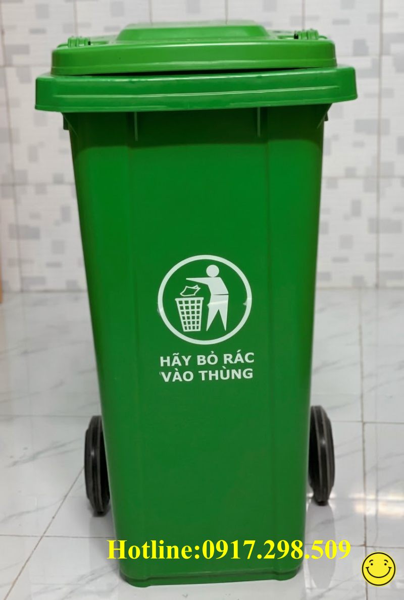 Thùng Rác 120 Lít Nhựa HDPE - L560 x W470 x H946 (mm)