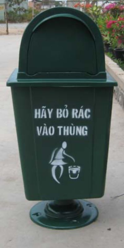 Thùng rác chân đứng