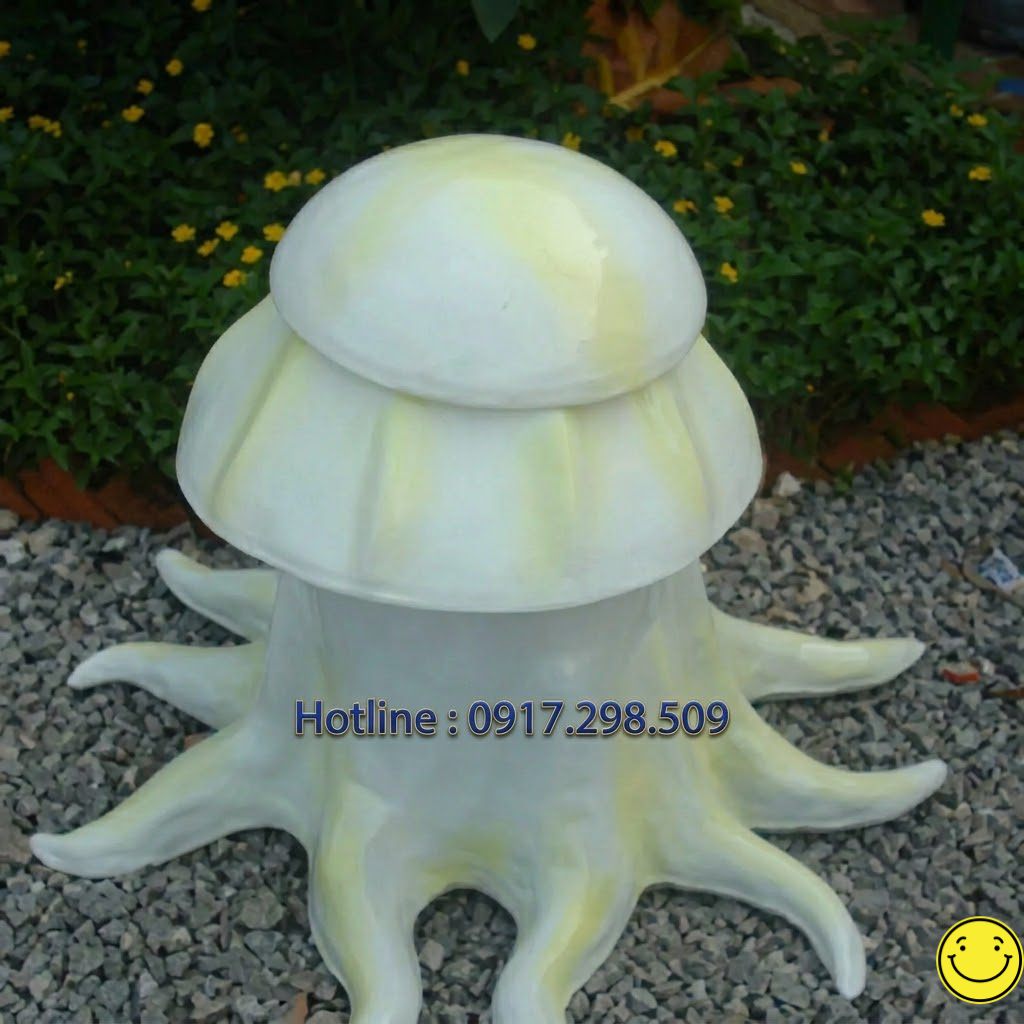 Thùng rác hình con Bạch tuột