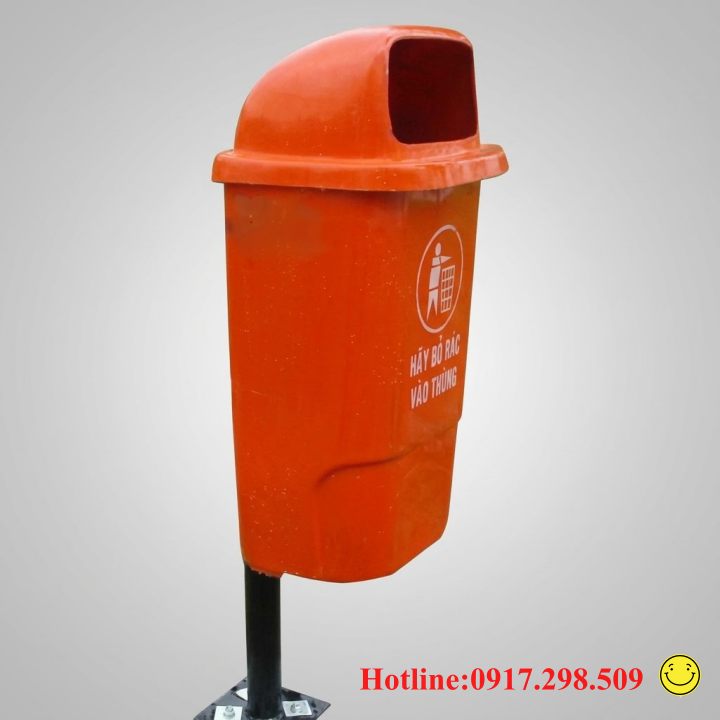 thùng rác ngoài trời