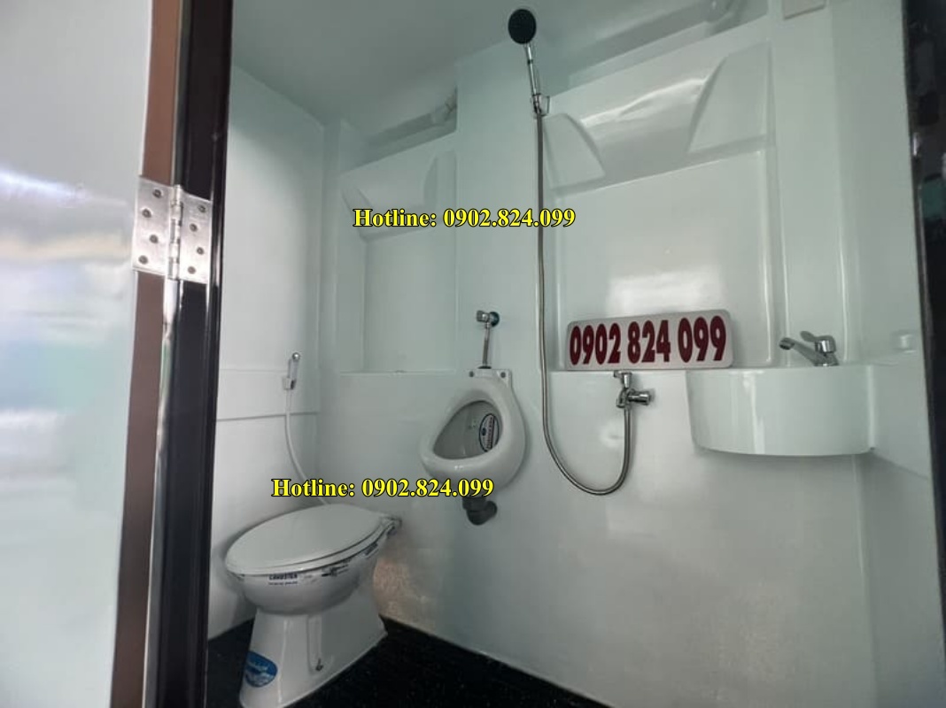 Toilet di động kết hợp nhà tắm bồn tiểu