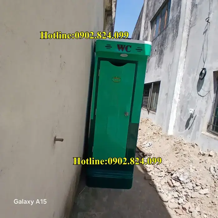 Nhà vệ sinh công trình lắp đặt tại Vĩnh long