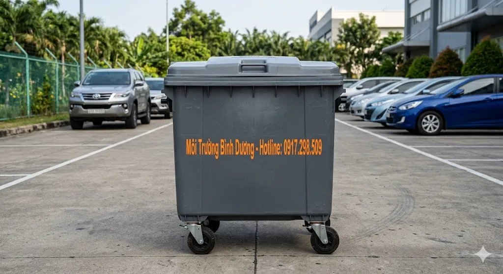 xe gom rác công nghiệp