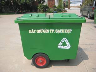 xe thu gom rác
