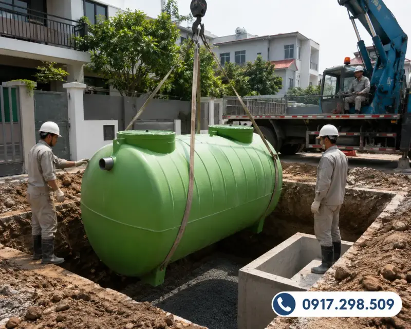 Xu hướng sử dụng bể phốt tự hoại