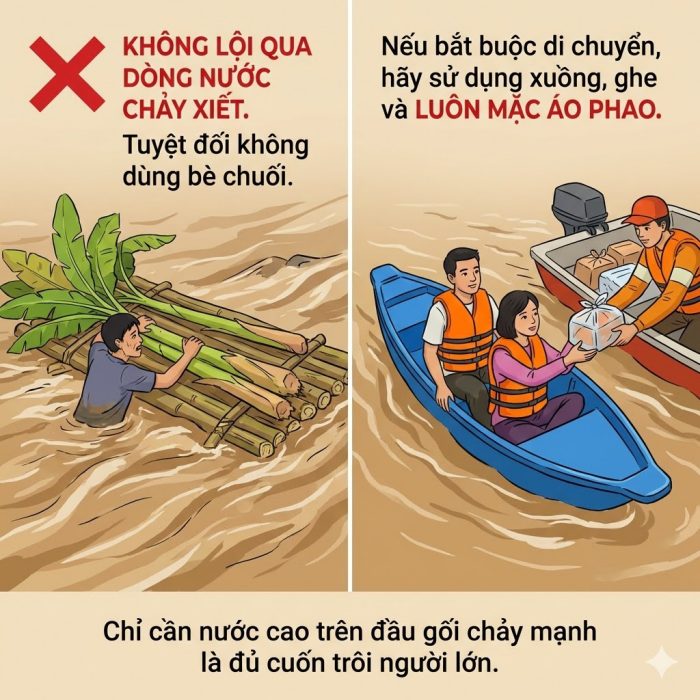 Xuồng composite là một trong giải pháp an toàn cho cứu trợ trong lũ