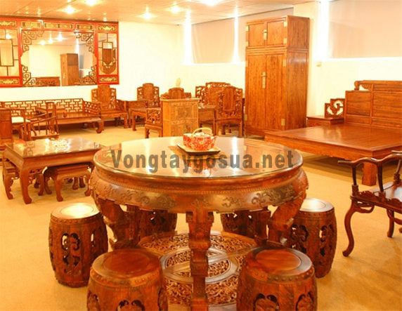 Nội thất gỗ sưa