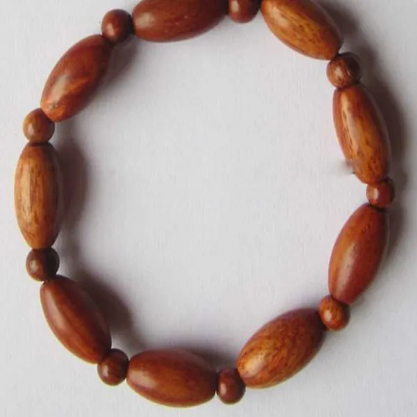 Vòng tay gỗ sưa kiểu hạt xoan MS NU02