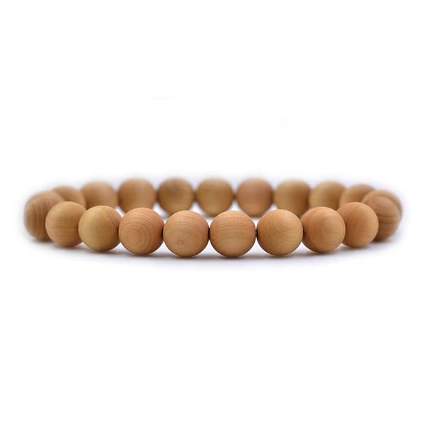 Vòng đàn hương Ấn Độ 8mm x 21 hạt chìm nước