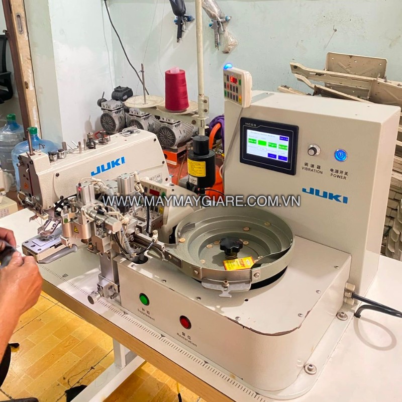 Máy Đóng Nút Tự Động Juki Tự Cấp Nút Máy Đóng Nút Tự Động Juki Tự Cấp Nút