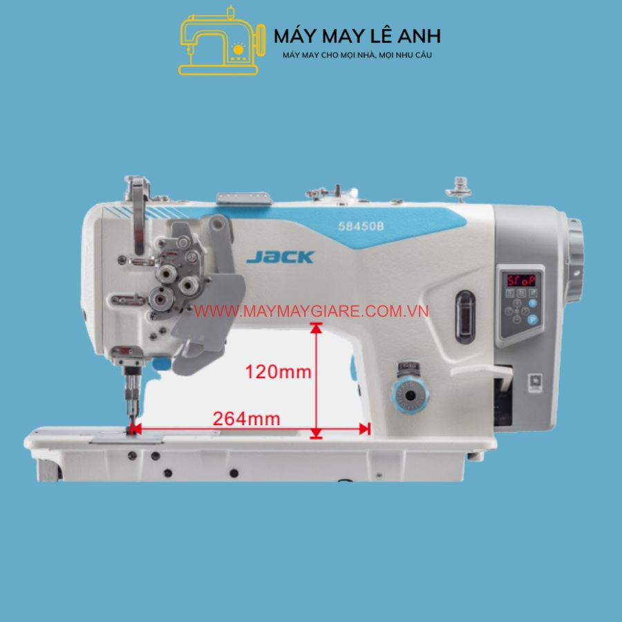 Máy May 2 Kim Hiệu Jack JK -58450B-A-005C-Y Liền Trục Máy May 2 Kim Hiệu Jack JK -58450B-A-005C-Y Liền Trục