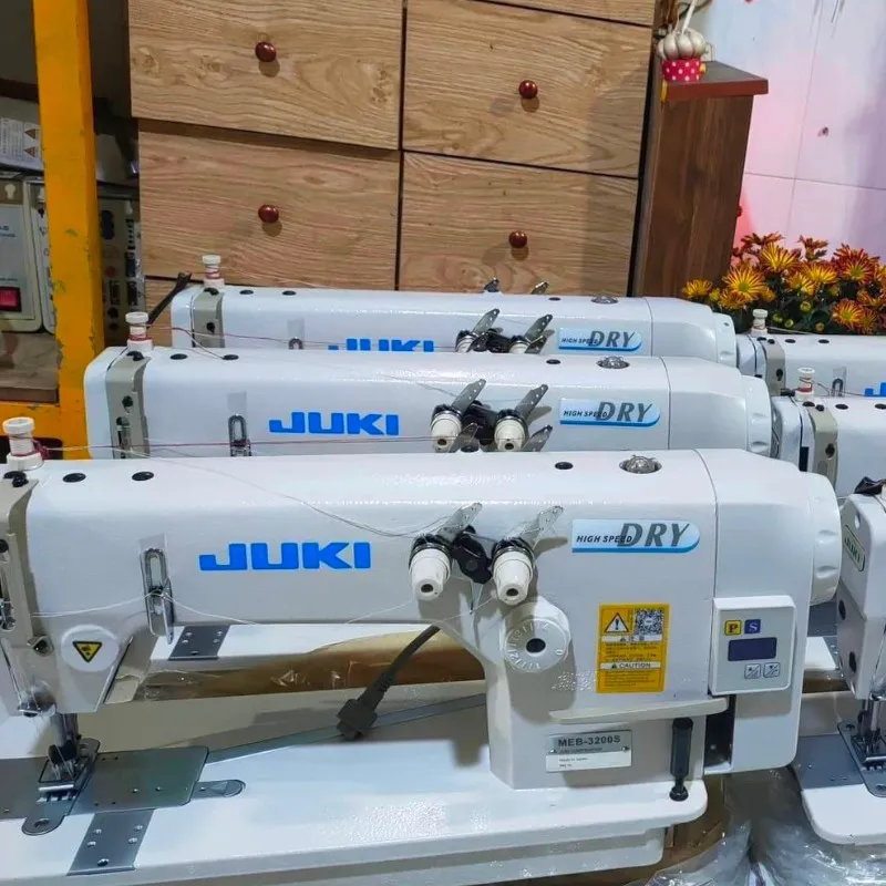 Máy 2 Kim Móc Xích Juki Chạy Viền Nón MEB3200S