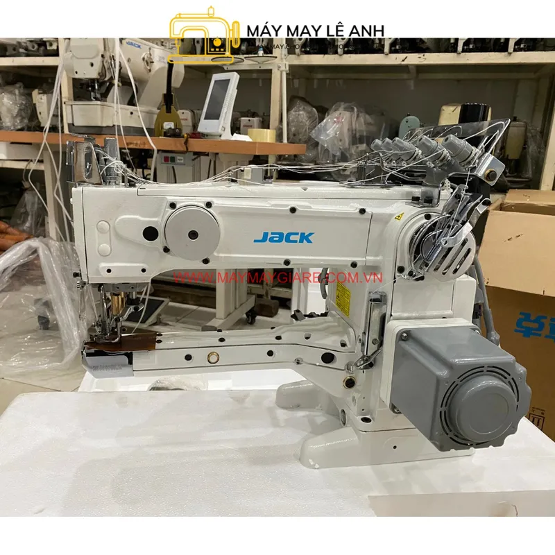 Máy Đầu Heo Jack JK-1500C-156L-UT 2 Cầu Đầu Dài Điện Tử