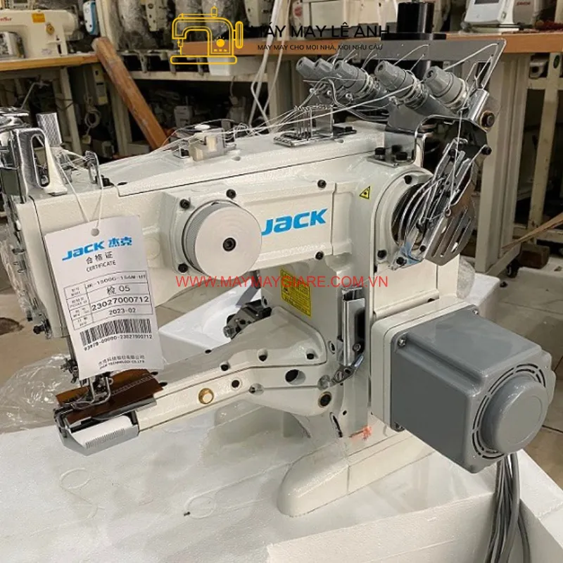 Máy Đầu Heo Jack JK-1500C-156M-UT 2 Cầu Đầu Ngắn Điện Tử