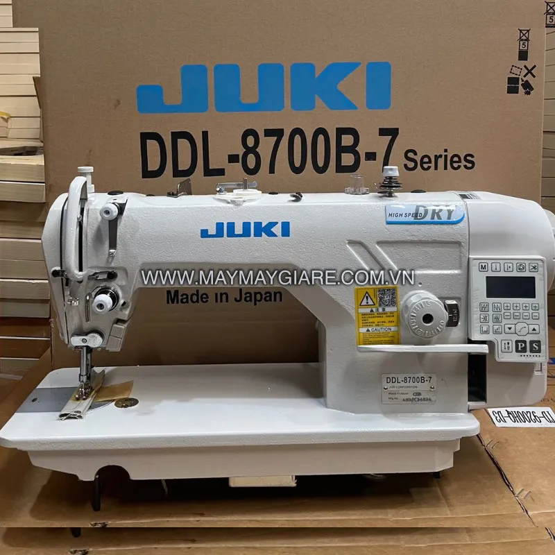Máy May 1 Kim Điện Tử Juki Nâng Chân Vịt Tự Động DDL-8700B-7