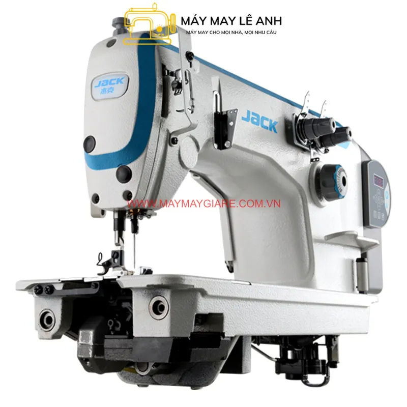 Máy May 2 Kim Móc Xích Jack JK-8558G-WZ (1/4) Liền Trục Điện Tử