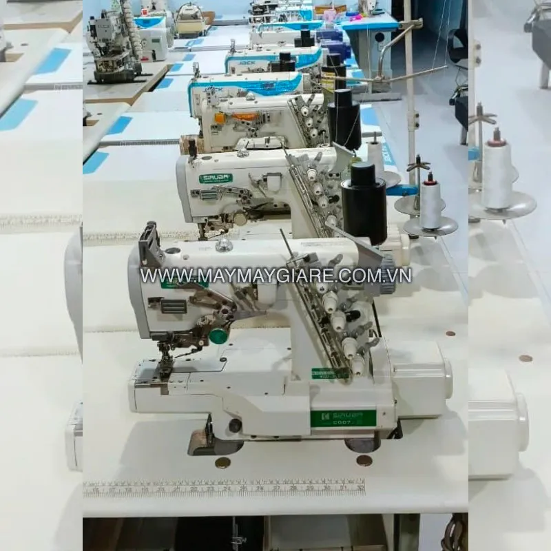 Máy May Kansai Siruba C007KD Cắt Chỉ Tự Động Bằng Điện