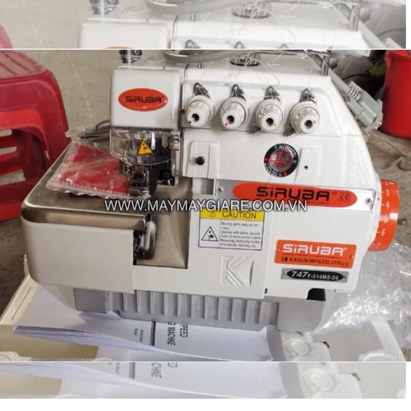 Máy Vắt Sổ Siruba 747F 2 Kim 4 Chỉ Cao Cấp