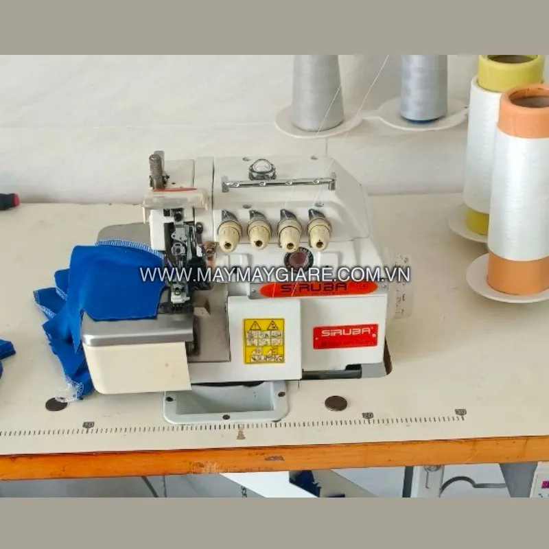 Máy Vắt Sổ Siruba Chạy Trang Trí Cuốn Biên