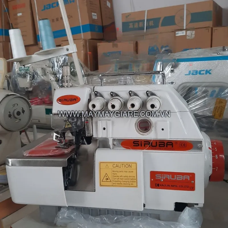 Máy Vắt Sổ Siruba Chạy Trang Trí Cuốn Biên