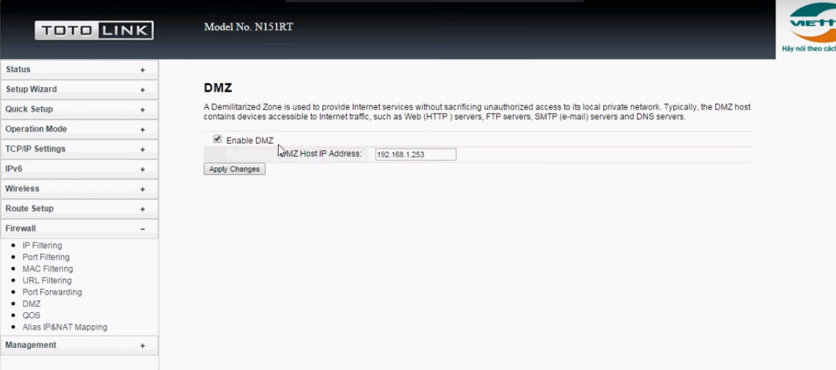 Hướng dẫn cài đặt tên miền miễn phí trên đầu ghi Questek