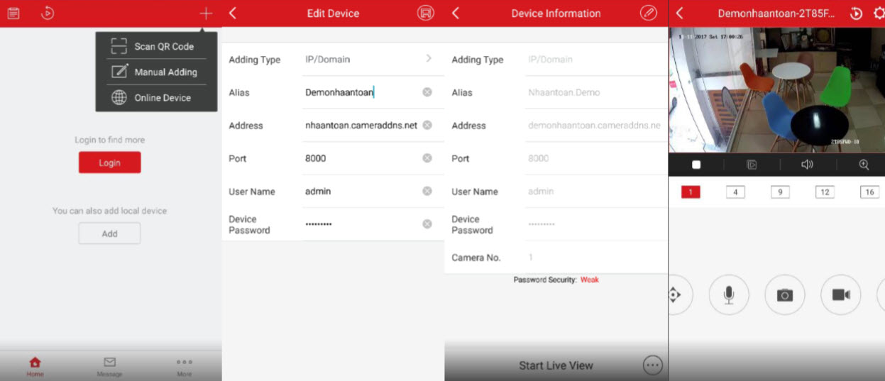 Tạo tên miền CAMERADDNS 2.0 Cho đầu ghi hình HIKVISION và camera IP Hikvision
