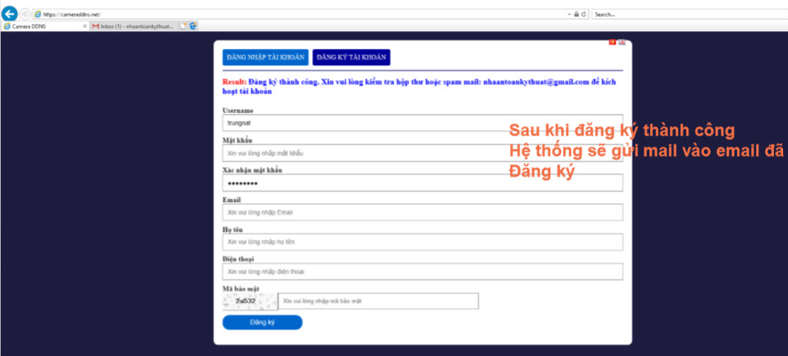 Tạo tên miền CAMERADDNS 2.0 Cho đầu ghi hình HIKVISION và camera IP Hikvision