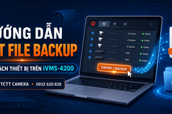 Hướng dẫn xuất file backup danh sách thiết bị trên iVMS-4200
