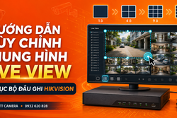 Hướng Dẫn Tuỳ Chỉnh Khung Hình Liveview Trên Giao Diện GUI Cục Bộ Đầu Ghi Hikvision