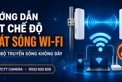 Hướng dẫn bật chế độ phát sóng Wi-Fi trên bộ truyền sóng không dây