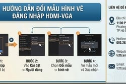 Hướng dẫn đổi mẫu hình vẽ đăng nhập HDMI-VGA