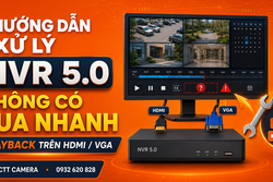 Hướng dẫn xử lý NVR 5.0 không có tùy chọn tua nhanh khi playback trên HDMI/VGA