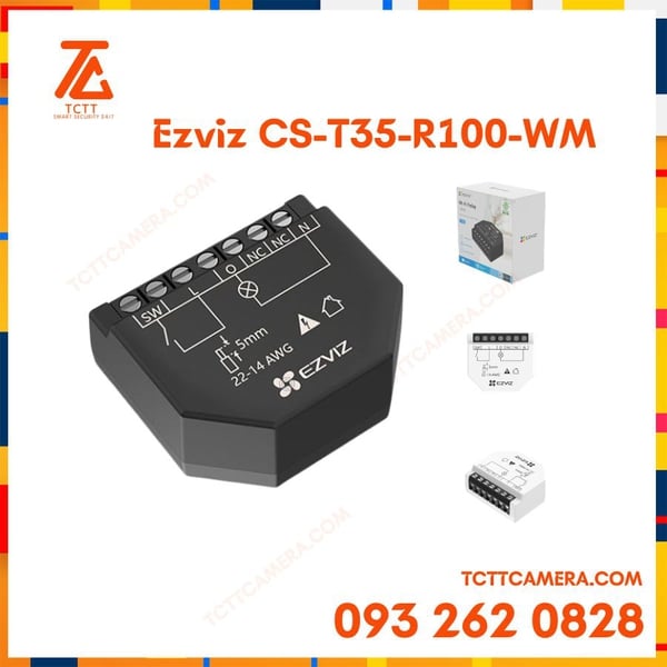 Chuyển đèn và các thiết bị điện thông thường thành thông minh Ezviz CS-T35-R100-WM