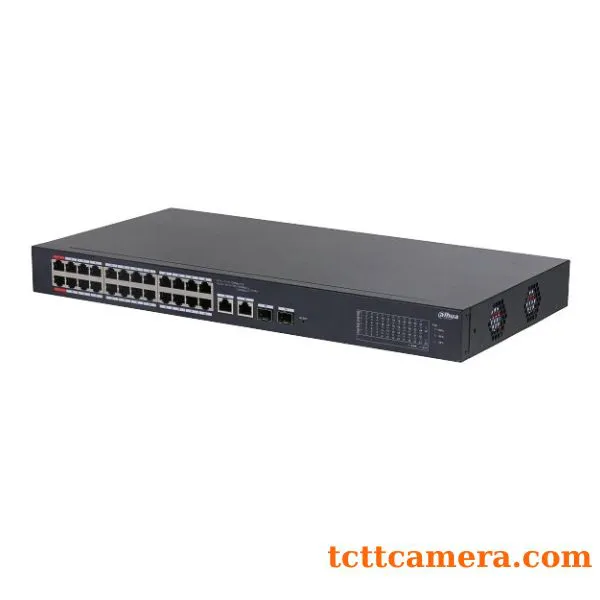 Switch PoE Cloud 26 port Dahua DH-CS4226-24ET-240
