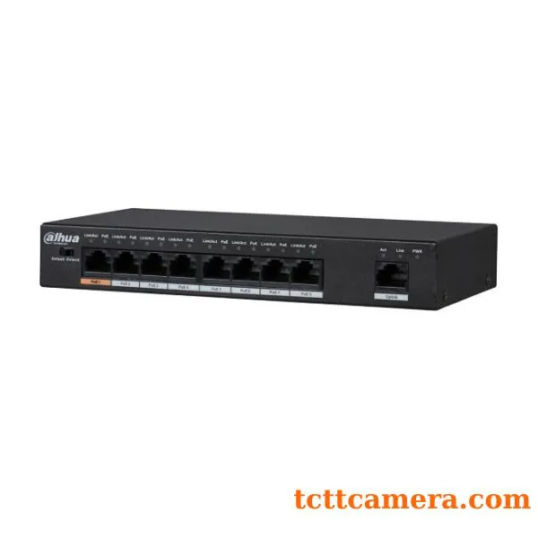 Switch PoE 8 port Dahua DH-PFS3009-8ET-96