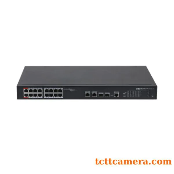 Switch PoE 16 port Dahua DH-PFS4218-16ET-190