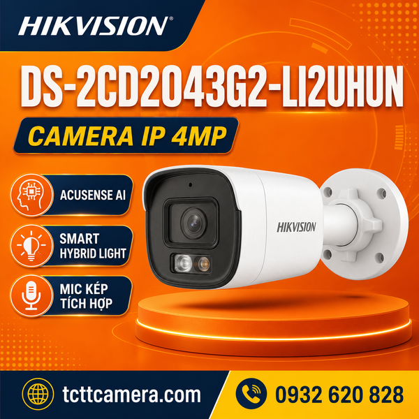 Dòng Camera AccuSense Dual Light - Chống Báo Động Giả 2xx3 Hikvision DS-2CD2043G2-LI2UHUN