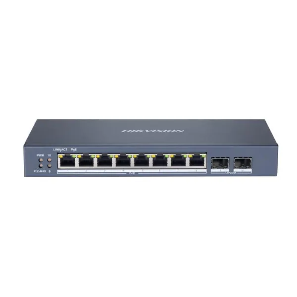 8 Port Gigabit Smart POE Switch Hikvision DS-3E1510P-SI