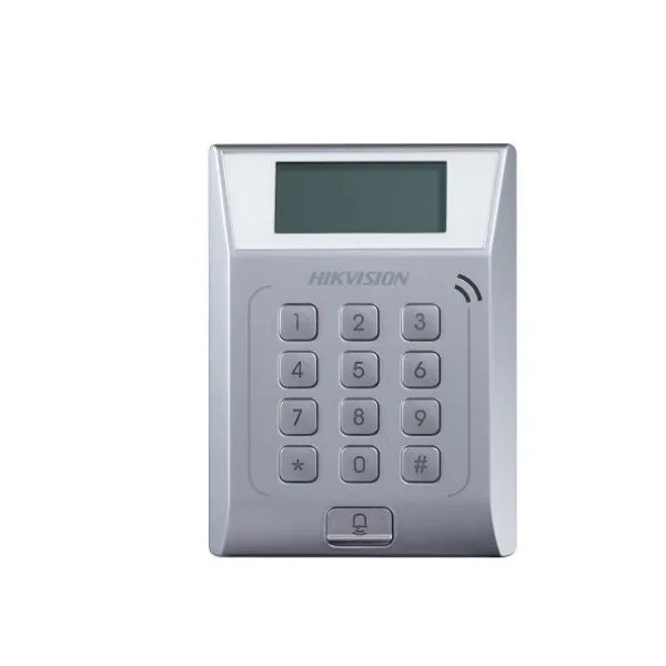 Đầu đọc thẻ Mifare có bàn phím (Kiêm máy chấm công) Hikvision DS-K1T802M