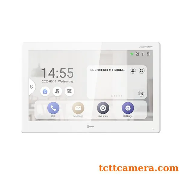 Màn hình căn hộ thông minh cao cấp chạy Androi Hikvision DS-KH9510-WTE1