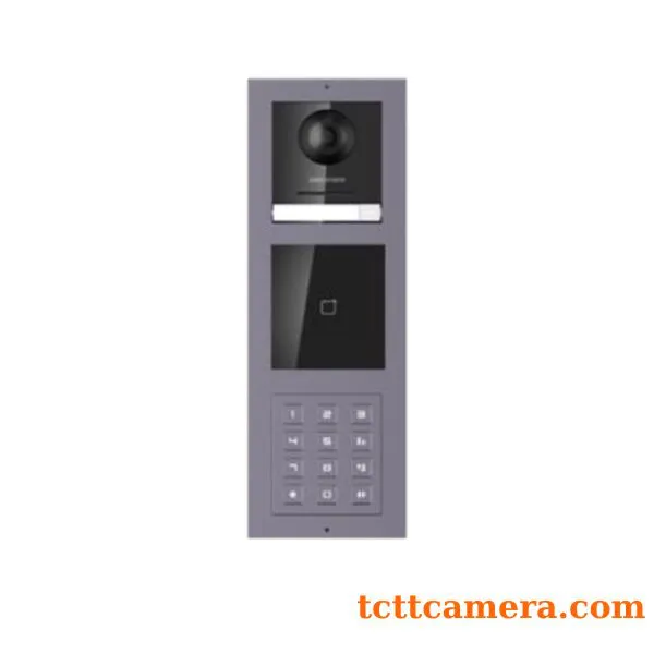 Nút bấm IP cho chung cư 500 căn hộ riêng biệt tích hợp module đầu đọc thẻ Mifare(Lắp âm tường) Hikvision DS-KIS3500M