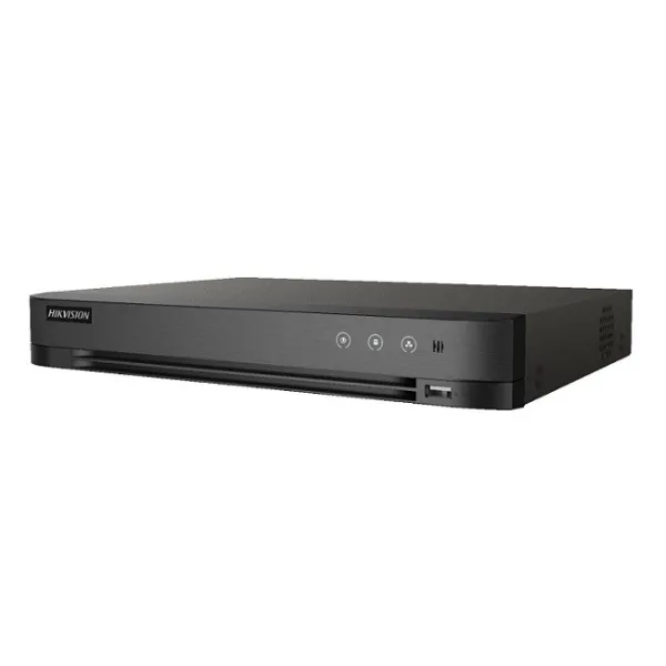 Đầu ghi Hybrid TVI-IP 4K hỗ trợ HDTVI/HDCVI/AHD/CVBS và IP camera 8MP Hikvision iDS-7204HTHI-M1/S