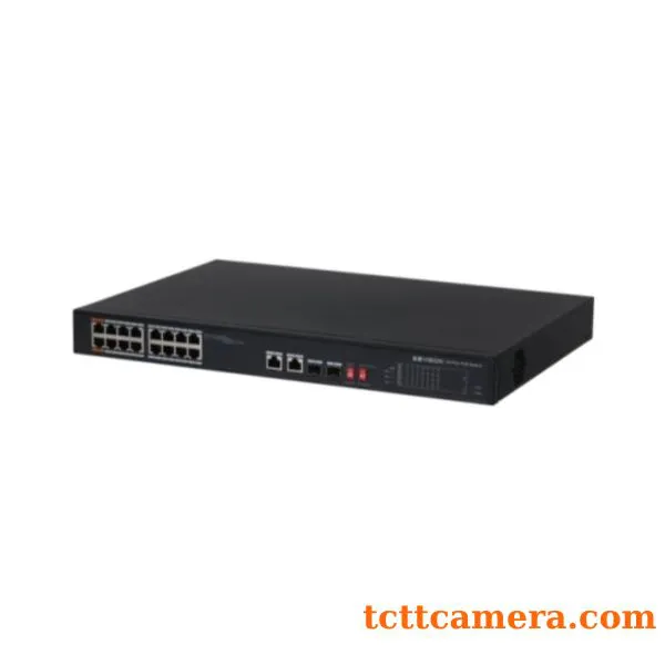Switch PoE 16 port (hỗ trợ 2 cổng Uplink 1G + 2 cổng quang) Kbvision KX-CSW16-PFL