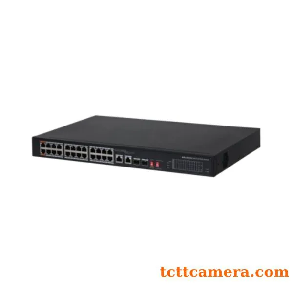Switch PoE 24 port (hỗ trợ 2 cổng Uplink 1G + 2 cổng quang) Kbvision KX-CSW24-PFL