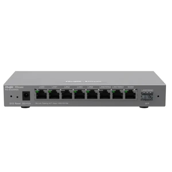Dòng Smart Gateway hỗ trợ 1 cổng quang RG-EG209GS