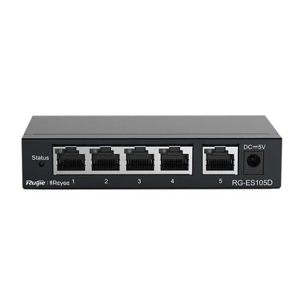 Unmanaged Switch 5 Cổng 10/100/100 BASE-T Ruijie RG-ES105GD