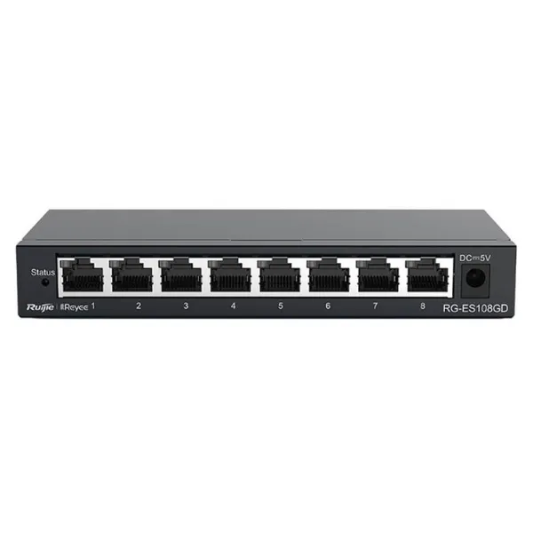 Unmanaged Switch 8 Cổng 10/100/100 BASE-T Ruijie RG-ES108G