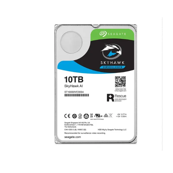 Ổ cứng ghi hình chuyên dụng cho dự án lớn SEAGATE SKYHAWK AI 10000GB ST10000VE001