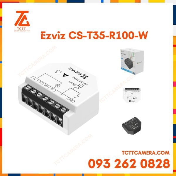 Chuyển đèn và các thiết bị điện thông thường thành thông minh Ezviz CS-T35-R100-W